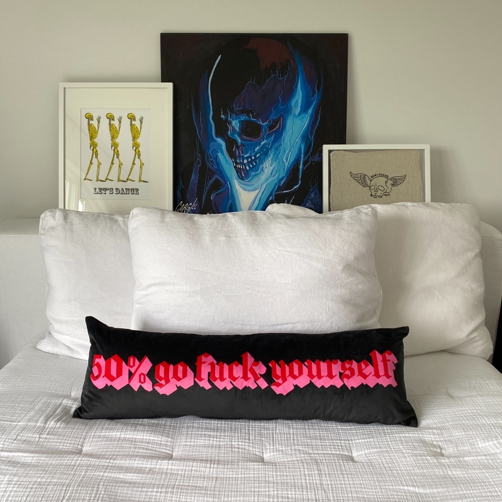 Velvet Badass Accent Pillow ✨